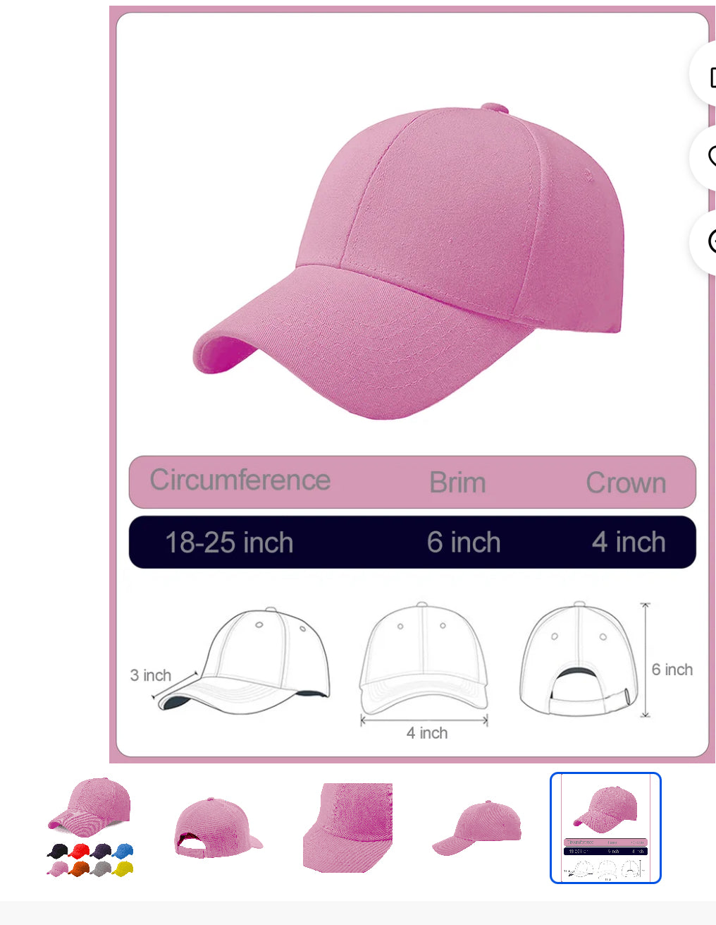BASEBALL CAP