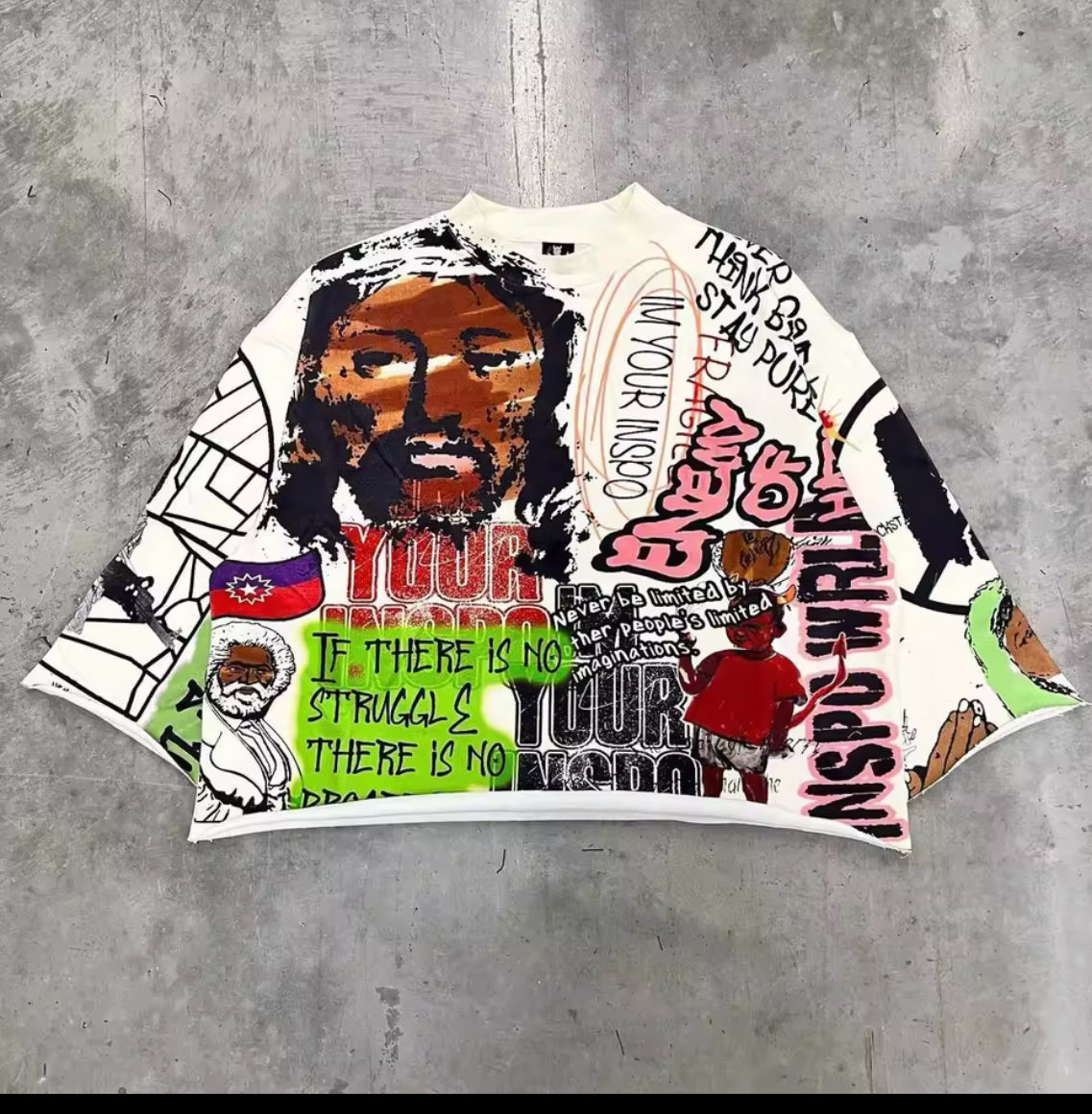 Y2K T SHIRT MID LONG SLEEVE MEN WOMEN PUNK HIP HOP