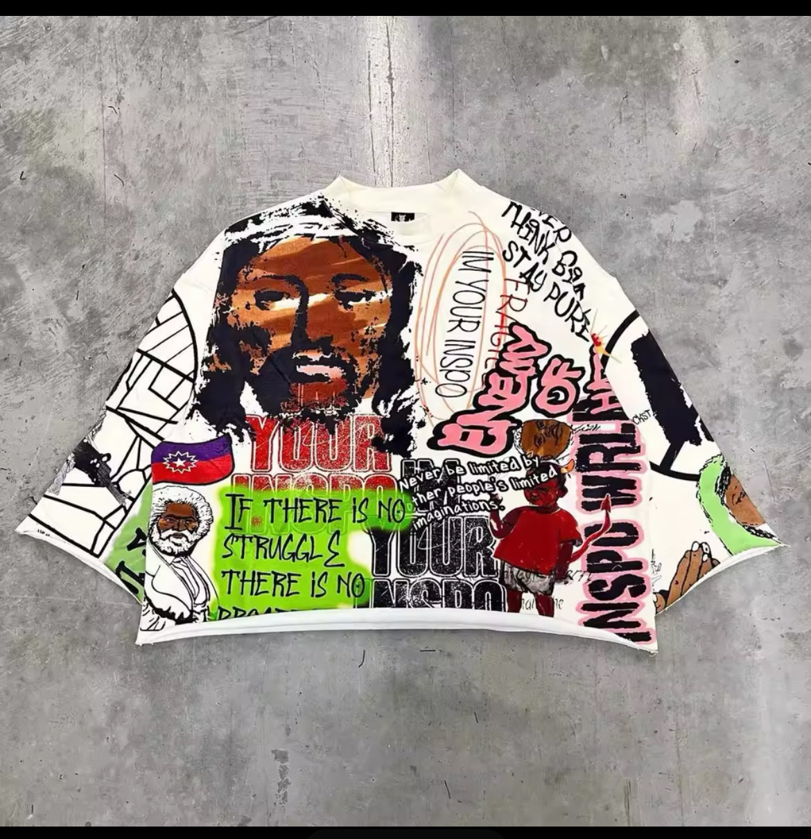 Y2K T SHIRT MID LONG SLEEVE MEN WOMEN PUNK HIP HOP